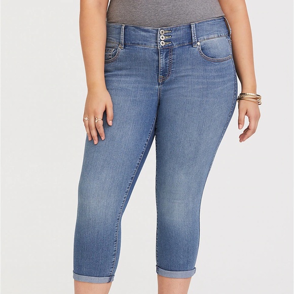 torrid Denim - Torrid 22 Jeggings Jeans Crop Capri Skinny Plus